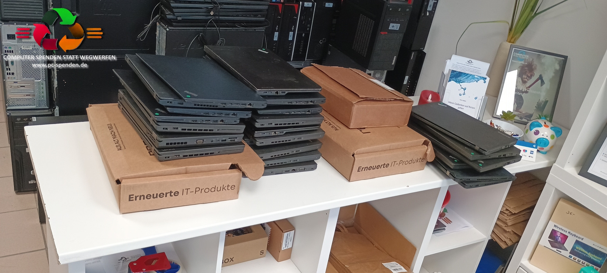 20 Laptops inkl. Netzteil von einem Radiosender aus Mannheim